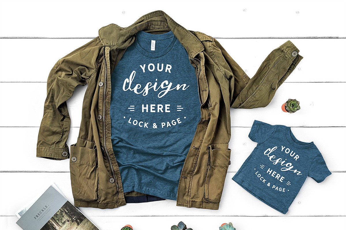 T-Shirt Mockup Bundle Bella Canvas, a Shirt Mockup by lock and page (Photo 35 of 71)