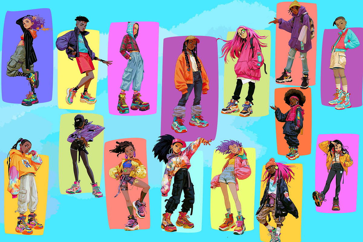 SOLE CULTURE PNG SET, a Person Illustration by XiXong STUDIO (Photo 2 of 6)