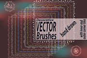 9 decorative vector brushes, a Brush Add-On by artabramova (Thumbnail 1 of 2)