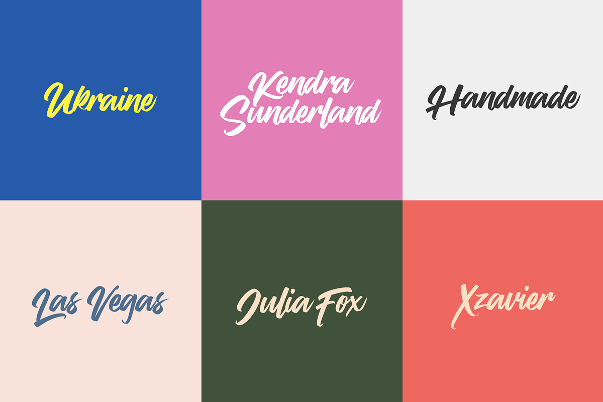 Vendetta Handstylish Font, a Script Font by Alif Devan R. (Photo 9 of 15)