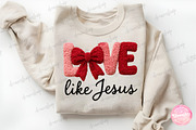 Love like jesus Valentine png, an Illustration by CreationArt (Thumbnail 3 of 6)