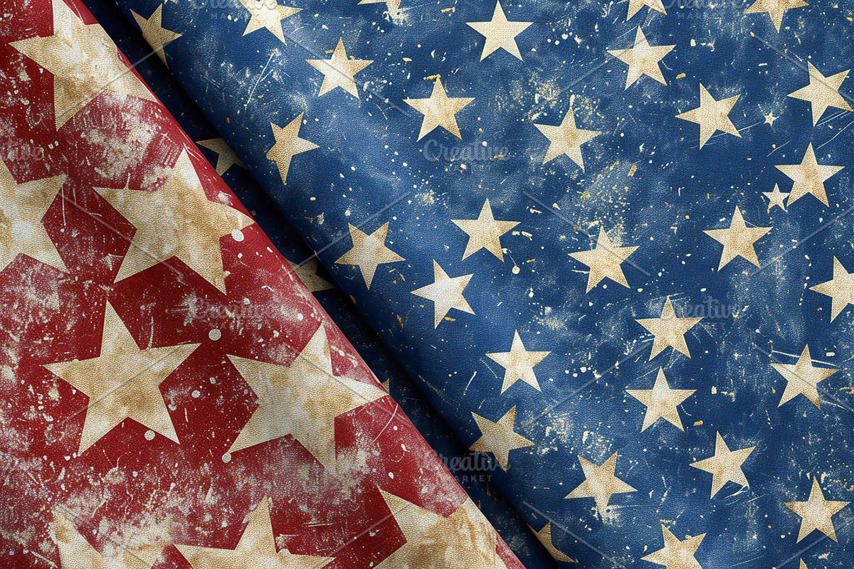 4th of July Vintage Digital Paper, a Texture Graphic by VetalStock (Photo 14 of 16)