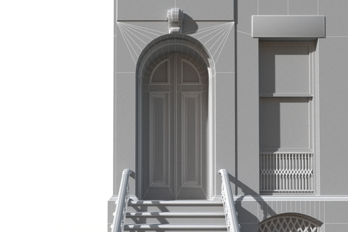 New York Brownstone townhouse, an Architecture 3D Model by happy brush (Photo 13 of 14)