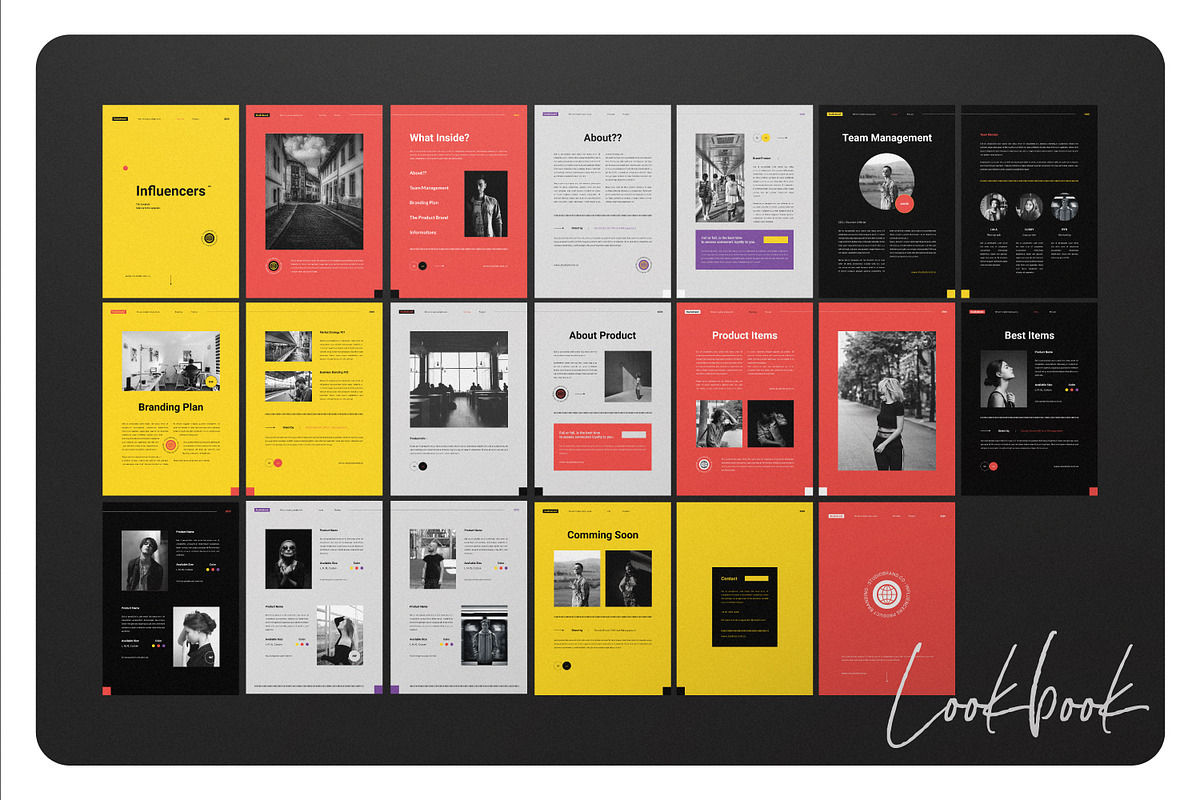 Influencers Business Brand, a Magazine Template by Typetemp Studio
