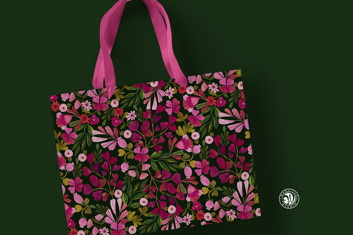 Spring Gouache Pattern, a Pattern Graphic by Webvilla Studio (Photo 7 of 7)