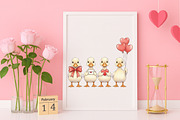 Funny Valentine Goose Png, an Illustration by Canvas Craft (Thumbnail 7 of 7)