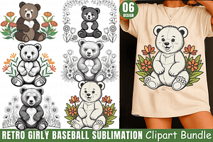 Watercolor Baby Animal Clipart Bundl, a Graphic by Cut File