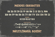 Mendes Old Fashioned Sign Font, a Font by Blankids Studio (Thumbnail 5 of 6)