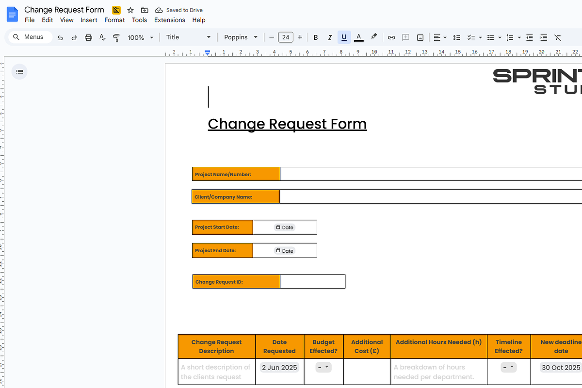 Project Documentation Starter Kit, a Templates & Theme by Sprintline Studio (Photo 11 of 12)