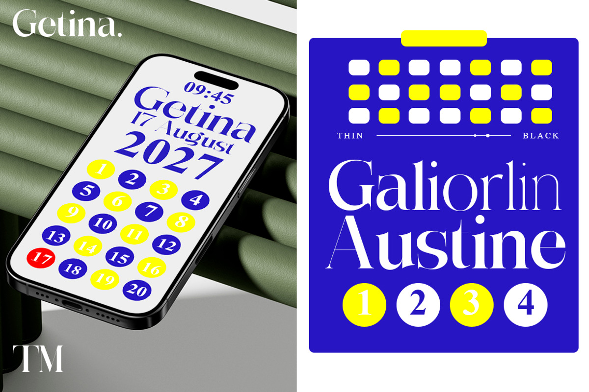 Getina Serif Super Family 243 Fonts, a Serif Font by IM Studio (Photo 12 of 12)