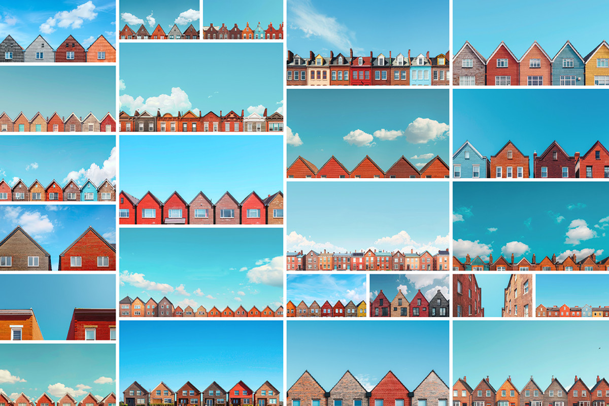 47 Brick houses, an Architecture Photo by Handmadefont (Photo 4 of 12)