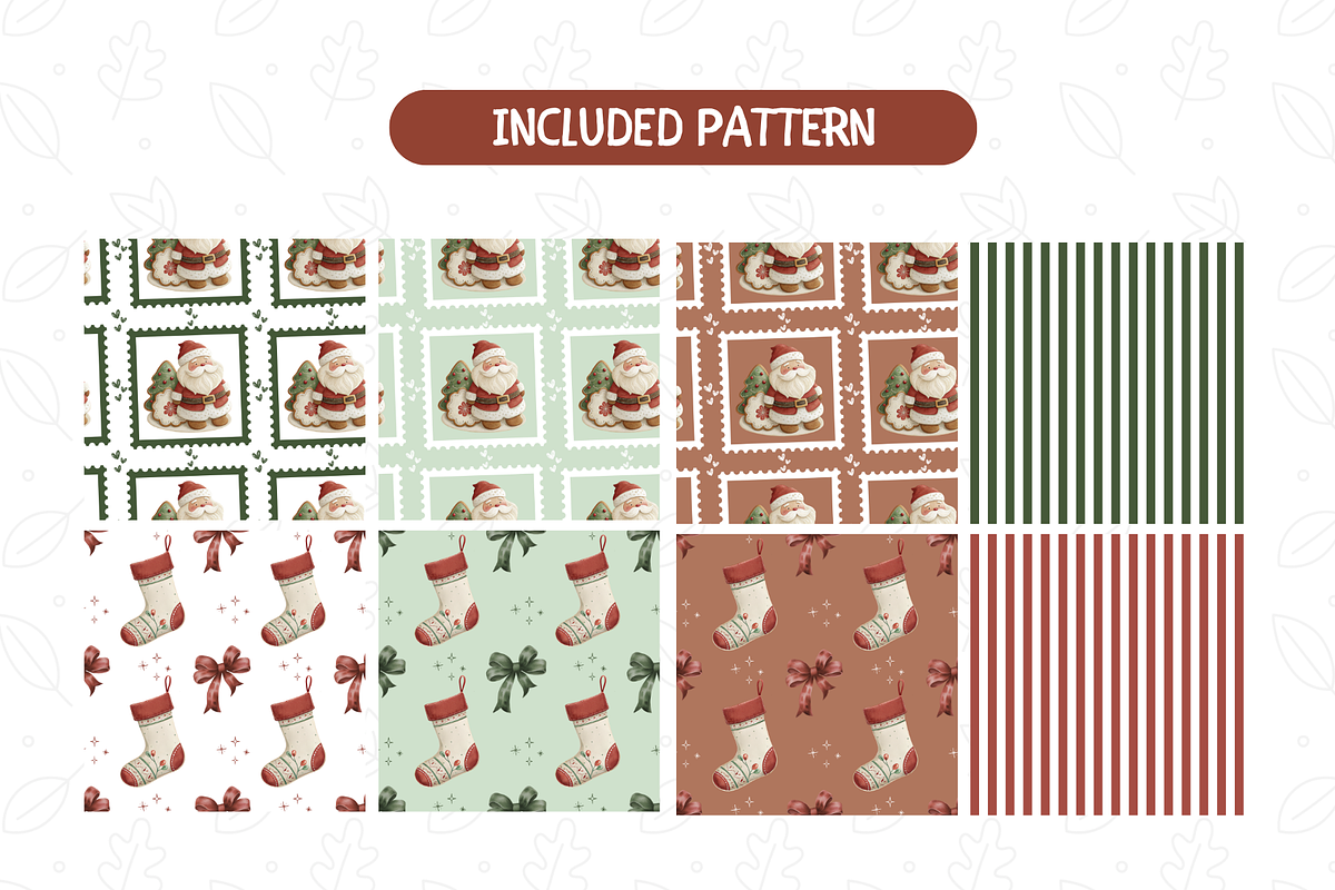 Cutie Christmas Watercolor Clipart, an Illustration by TatiMockup (Photo 4 of 5)