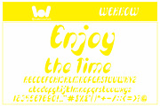 Enjoy the time font, a Font by weknow (Thumbnail 3 of 5)