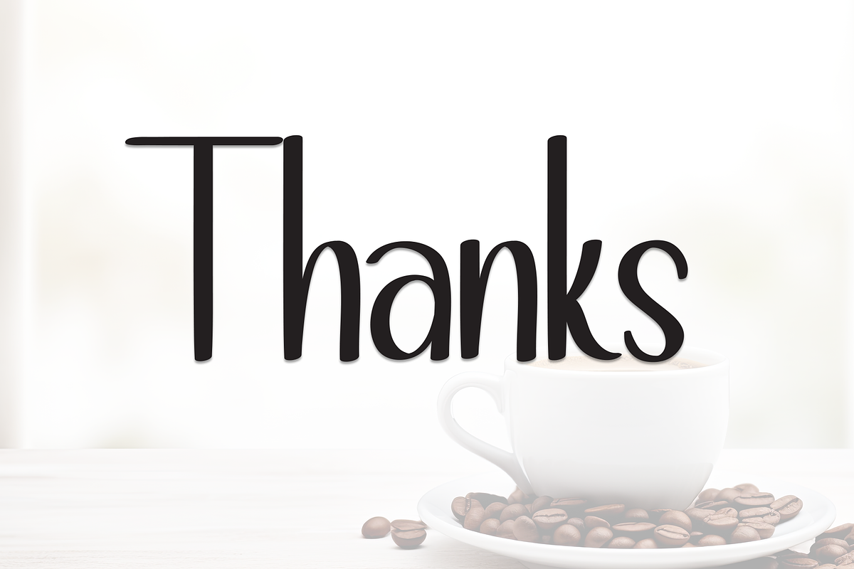 Coffee | Script Font, a Handwritten Font by Scratchones (Photo 9 of 9)