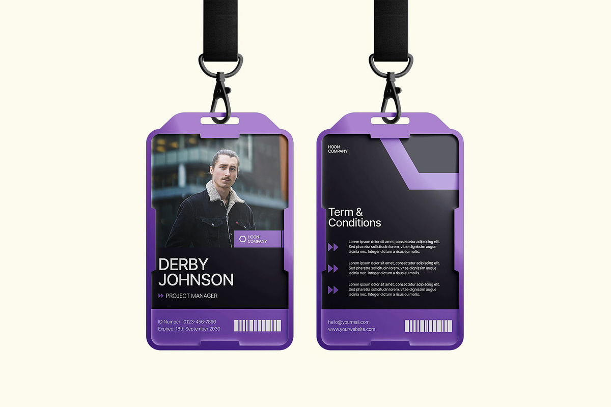 ID Card Template, a Card Template by Portocraft (Photo 2 of 2)