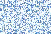 Doodle seamless pattern, a Pattern Graphic by MalinaShop (Thumbnail 3 of 4)