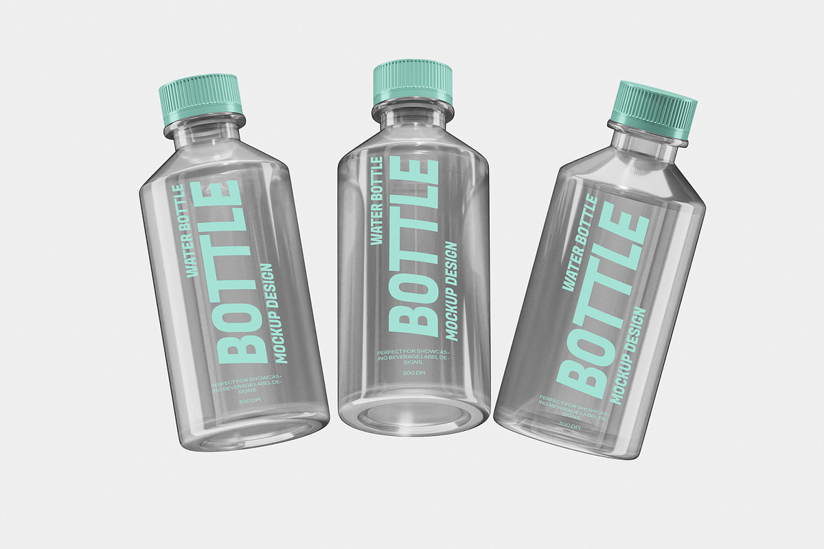 Water Bottle Mockup, a Merchandise Mockup by Permadi Creative (Photo 2 of 5)