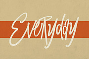 Newera Typeface, a Script Font by giemons™ (Thumbnail 2 of 5)