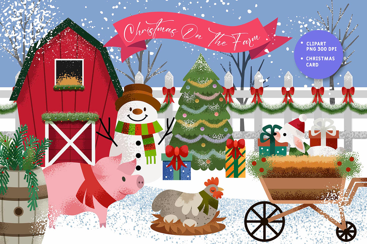 Christmas On The Farm, an Object Graphic by caocastudio (Photo 1 of 4)