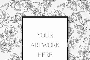 Black Frame Mockup