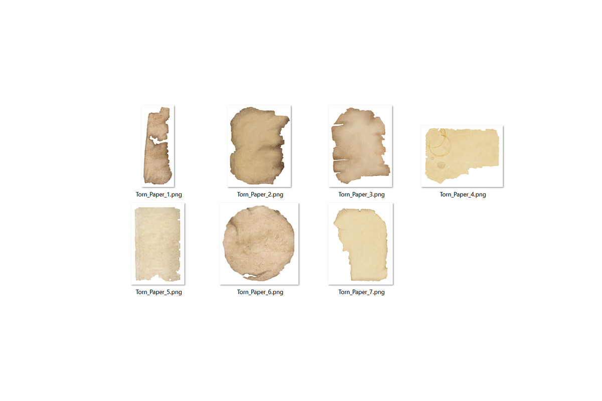 Torn Paper Parchment Clipart, a Texture Graphic by Secret Helper (Photo 5 of 5)
