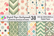 Seamless Pattern Digital Paper, a Pattern Graphic by Canvas Craft (Thumbnail 1 of 6)