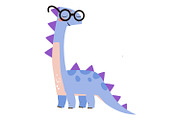 Back to School Dinosaur Clipart, an Education Illustration by the_myro (Thumbnail 7 of 9)