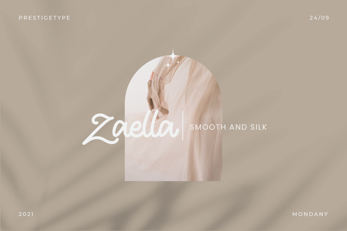 Mondany Monoline Font (Updated!), a Script Font by Prestigetype (Photo 4 of 6)