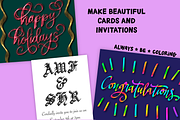 Procreate Blackletter Calligraphy, a Brush Add-On by AlwaysBeColoring (Thumbnail 8 of 11)