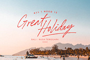 Awesome Ways - Ligature Script, a Script Font by Sarid Ezra (Thumbnail 6 of 10)
