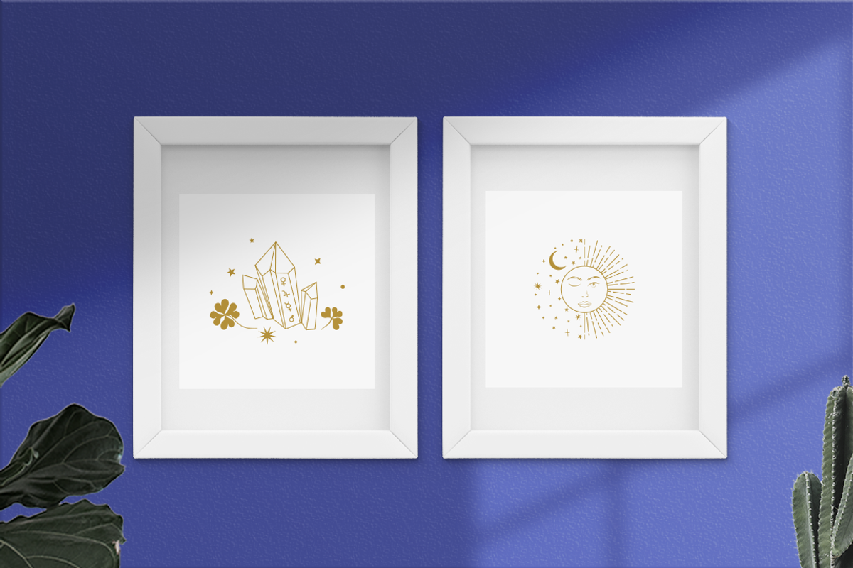 Secret Magic Symbols  Illustrations, a Decorative Illustration by Irena Art (Photo 9 of 11)