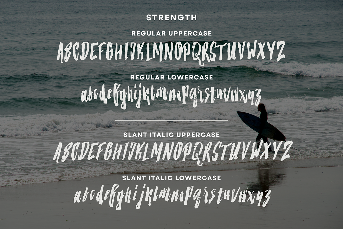 Strenght Script, a Script Font by ShowUp! Studio (Photo 10 of 11)