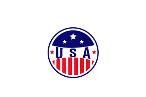American Patriot Emblem, a Branding & Logo Template by AlvinStd