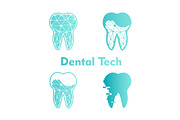 Dental Tech Logo, an Outline Icon by Vector Market (Thumbnail 2 of 2)