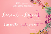 Loreal script Duo, a Handwritten Font by supfonts (Thumbnail 3 of 6)