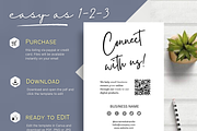 Social Media QR Code Sign Template, a Card Template by Climbwithelevator (Thumbnail 11 of 11)