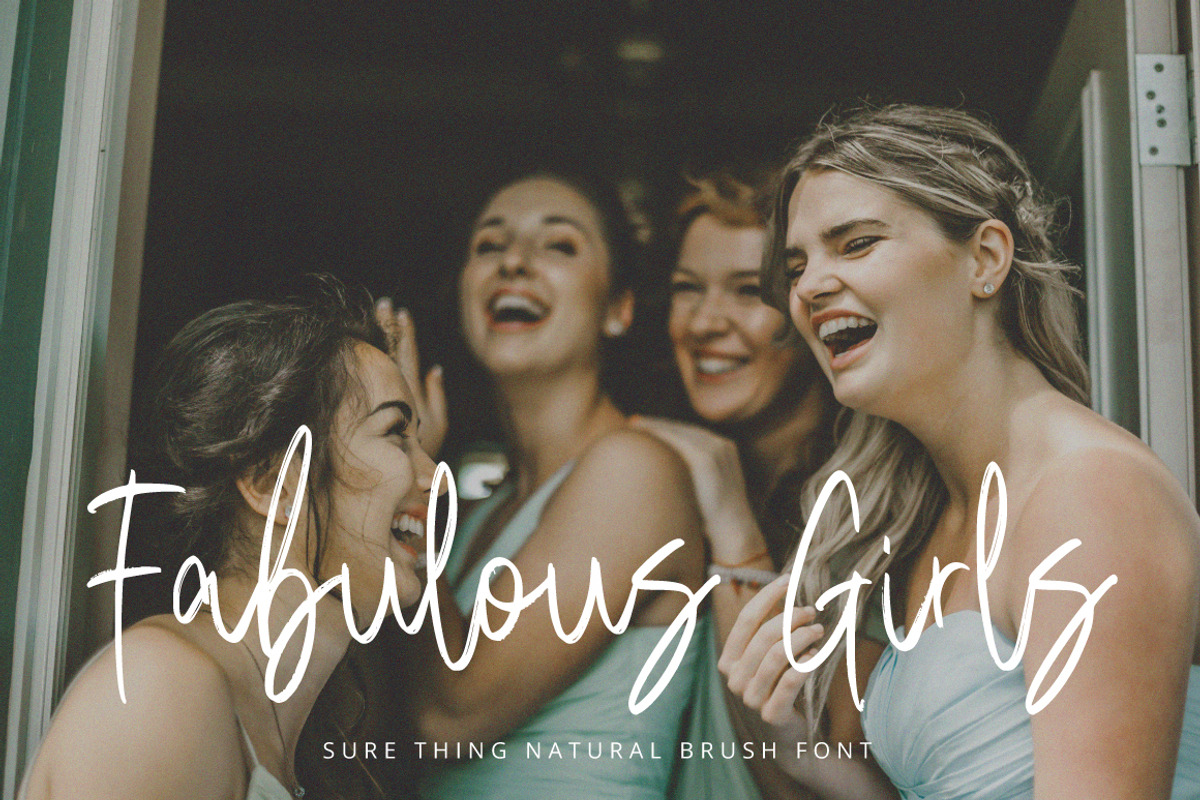 Sure Thing - Signature Brush, a Handwritten Font by tebaltipislab (Photo 9 of 9)