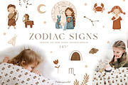 ZODIAC SIGNS. Astrology collection, an Animal Illustration by polikarpovaart (Thumbnail 1 of 12)