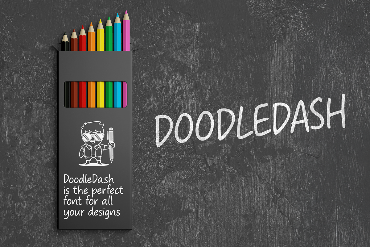 DoodleDash Playful Handwritten Font, a Handwritten Font by Redmixx Design (Photo 4 of 4)