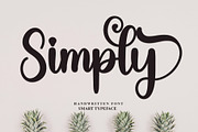 Simply, a Script Font by FreshTypeINK (Thumbnail 1 of 8)