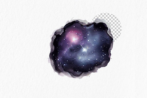 Cute Astronaut Watercolor Clipart