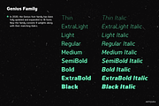 Genius, a Sans Serif Font by Artegra (Thumbnail 8 of 10)