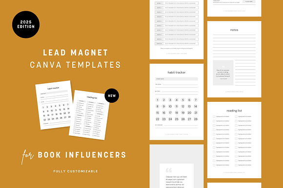 Book Influencer | Canva Templates preview 3