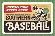 Southern Baseball Retro Athletic