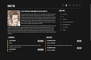 Mycard - Responsive HTML5 Vcard, a Bootstrap Template by Metrothemes (Thumbnail 2 of 5)