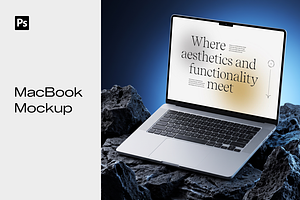 MacBook Mockup PSD
