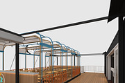 3D Model Container Cafe 16, an Architecture 3D Model by SR 3D Visual (Thumbnail 16 of 20)