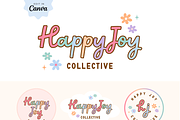 Rainbow Logo Brand Canva Template, a Branding & Logo Template by Summit Avenue (Thumbnail 1 of 8)
