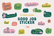 Good Job Sticker, an Object Graphic by AnkaDrozd (Thumbnail 1 of 6)