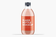 Clear Glass Bottle Mockup, a Product Mockup by GraphicsPixel (Thumbnail 3 of 3)